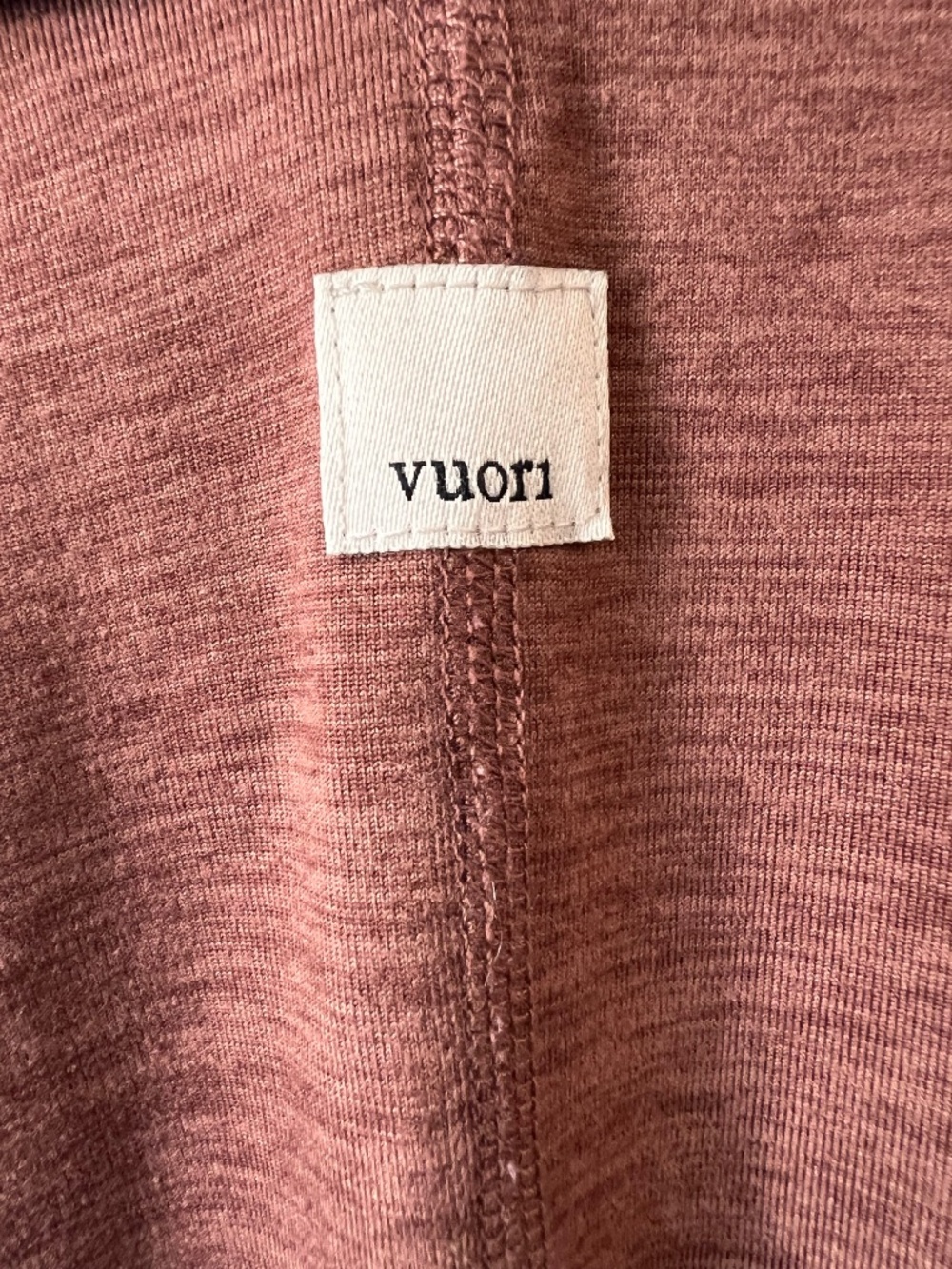 Vuori Luxe Harem jumpsuit in Rust Heather L (runs large) - Picture 4 of 4